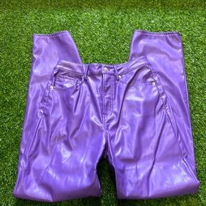 Divided H&M Purple Latex Jeans